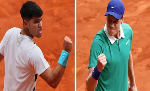 French Open 2025: Carlos Alcaraz on Jannik Sinner in Men's final7