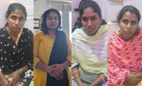 Four women arrested13