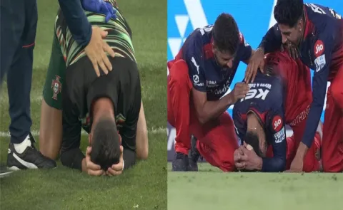 Cristiano Ronaldo Wins UEFA Nations Trophy For Portugal, Gets Emotional As Virat Kohli After Winning IPL 20256