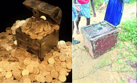 Iron Locker Box Found In srikakulam