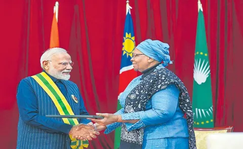 India and Namibia signed four key agreements and bilateral cooperation 15
