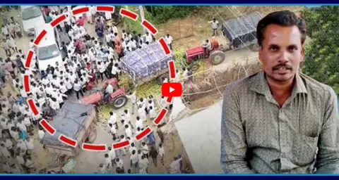 Tractor Drivers Sensational Video About Chittoor Dump Mangoes On Road Incident