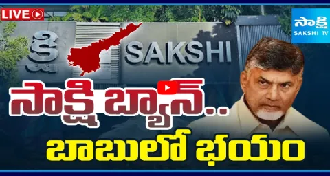 CM Chandrababu Conspiracy On Sakshi Channel