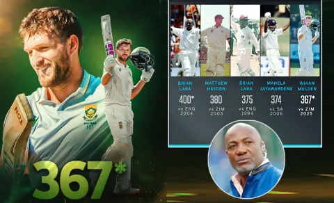 Brian Lara Calls Wiaan Mulder Who Refused To Break His Record