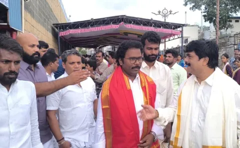 Mla Thomas Not Following Ttd Rules In Tirumala