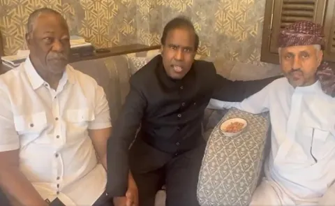 KA Paul with Yamen leadership Over Nimisha Priya release