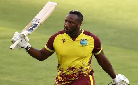 ANDRE RUSSELL ANNOUNCED HIS RETIREMENT FROM INTERNATIONAL CRICKET