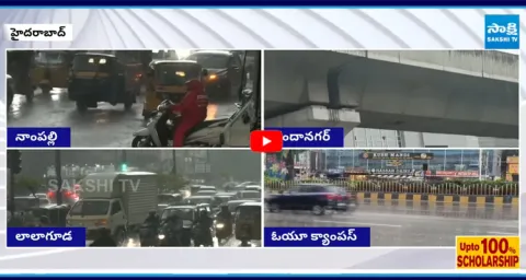 Heavy Rain Lashes In Hyderabad