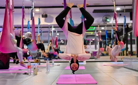 Health Tips: Aerial Yoga Extraordinary Benefits For Womens Health
