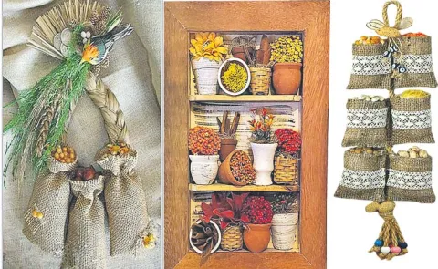 home decor ideas: Jute Craft Idea For Home Decoration