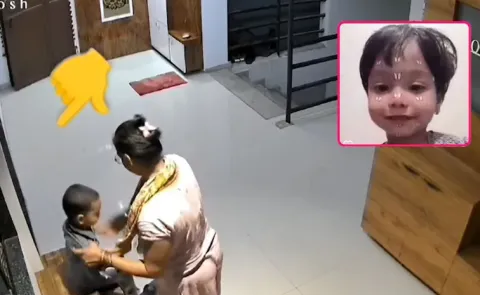 Mumbai Mother Seats Her Daughter On Shoe Rack Video Viral