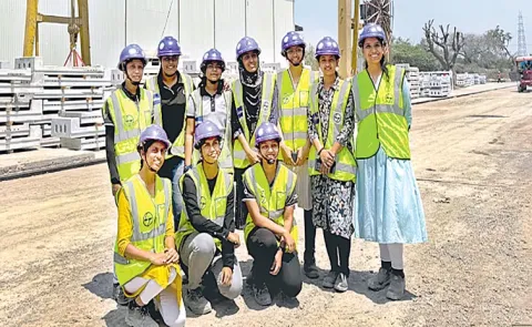 All women team leads India bullet train project at L and T Factory