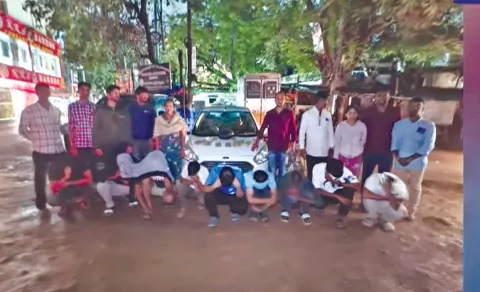 Rave Party Busted In Kondapur