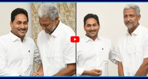 Vallabhaneni Vamsi Meets YS Jagan After Released