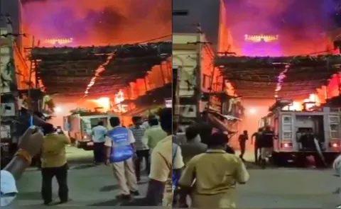 Fire Accident AT Tirupati