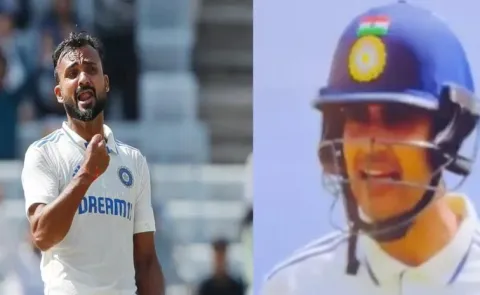 Dekh Kya Raha Hai: Gill Lambastes Akash Deep For Error at Edgbaston