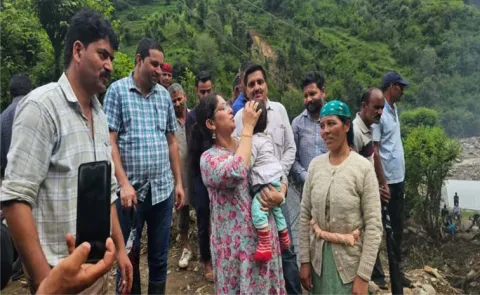 11-month-old baby Nikita survived devastating flood in Himachal Pradesh
