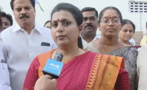 RK Roja Slams Chandrababu Naidu