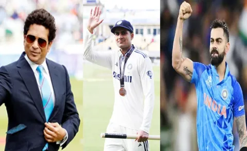 Sachin Cant keep Calm After Gill Wins 1st Test As captain Kohli Post Viral5