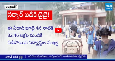 Government Schools Downfall In Andhra Pradesh