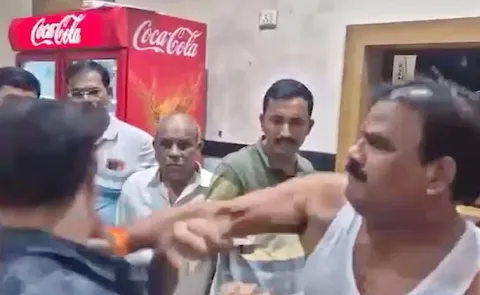 Shiv Sena MLA Gaikwad Thrashes Canteen Contractor