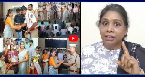 Mass Counter To Home Minister Vangalapudi Anitha Over Action