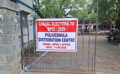 Pulivendula Vontimitta ZPTC bypolls August 11th News Updates