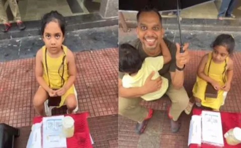 7-Year-Old Inaya Who Runs Her Lemonade Stall In Mumbai Goes Viral