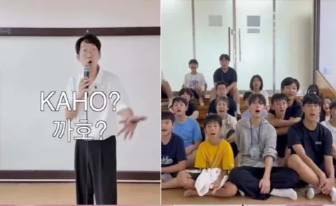 Korean man teaching Bhojpuri to children went viral