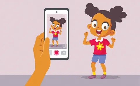 Parents putting their children on social media