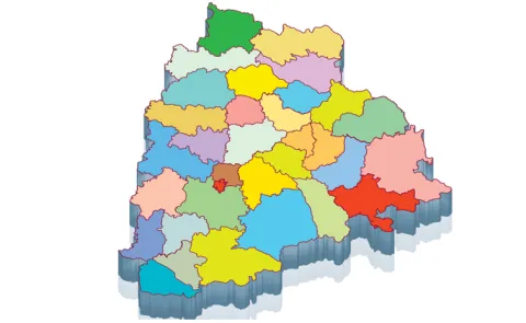 Different arguments being heard on the division of Telangana districts