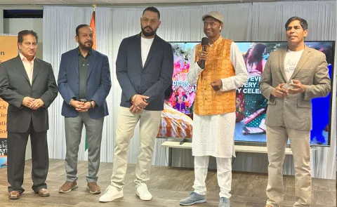 Former Indian Cricketer Yuvraj Singh At National India Hub Of Gala