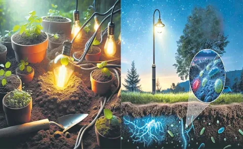 Bacteria powered streetlights in the Philippines