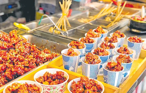 Artificial colors in sweets and foods