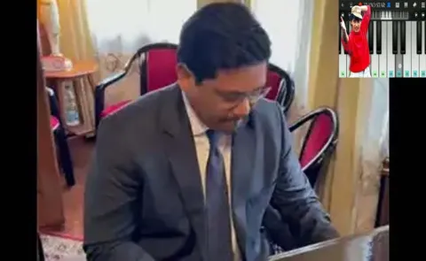 Meghalaya CM Plays Pehla Nasha on Piano