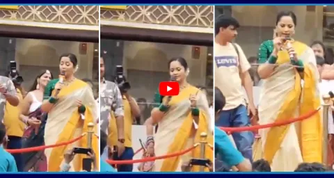 Anchor Anasuya Bharadwaj Mass Warning
