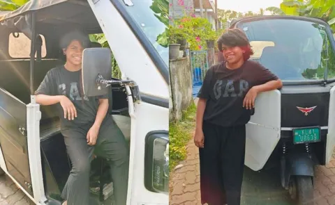 18 year old Alisha Jinson from Manjummel defying odds with courage