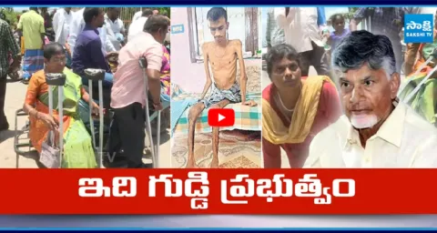 Disabled People Protest At Tirupati Collectorate