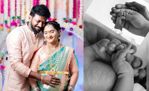 Comedian Mahesh Vitta Wife Blessed Baby Boy