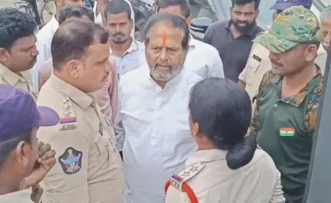 Amadalavalasa: Former Speaker Tammineni Sitaram House Arrest