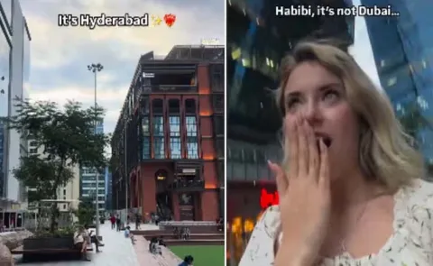 Russian models video comparing Hyderabads Hitech City to Dubai went viral.