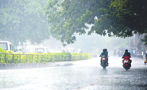 Heavy rain in Andhra Pradesh