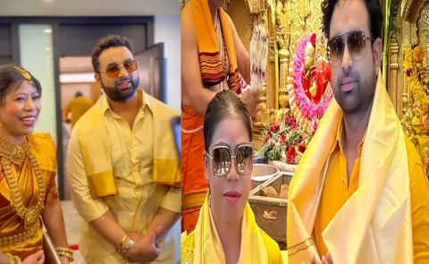 Mary Kom Hitesh Choudhary Hand in hand at ptuha son marriage