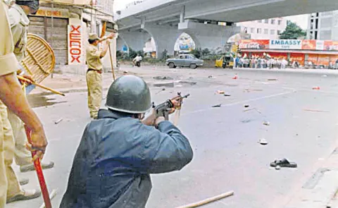 Basheerbagh Shaheed Chowk stands as a witness to the movement against electricity charges