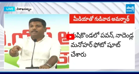 Gudivada Amarnath Mass Counter To Pawan Kalyan Over Rushikonda Buildings