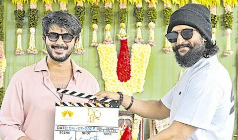Dulquer Salmaan new Telugu Film Launched