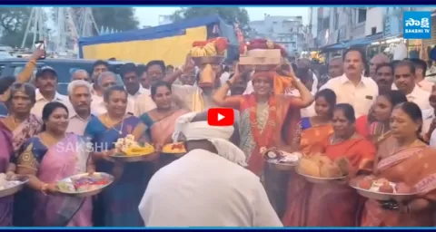 RK Roja Visuals At Tirupati Draupadi Ammavari Temple