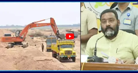TDP MLA Bendalam Ashok Illegal Sand Mining In Srikakulam District