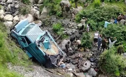 Jammu and Kashmir Udhampur CRPF jawans Vehicle Accident Details