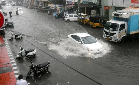 Heavy Rain Fall In Visakhapatnam
